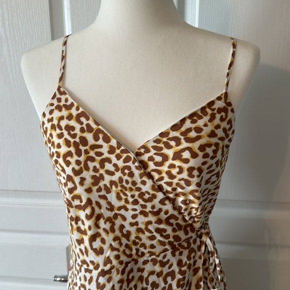 Leopard Wrap Dress - Picture 4 of 10
